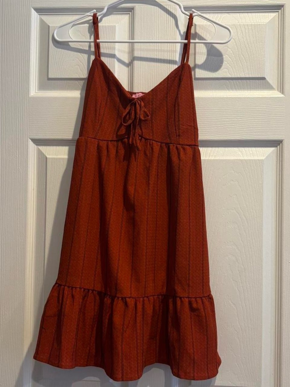 Rust Babydoll Francesca’s Sundress